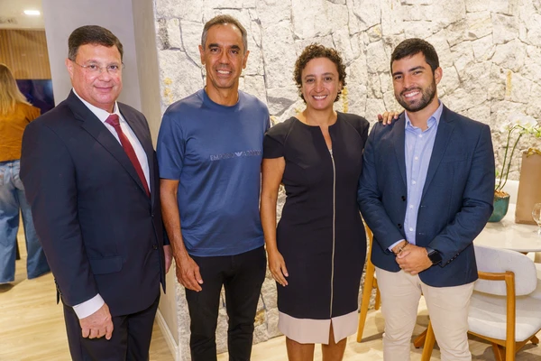 Fernando Zardini, César Saad, Erica Neves e Aylton Dadalto