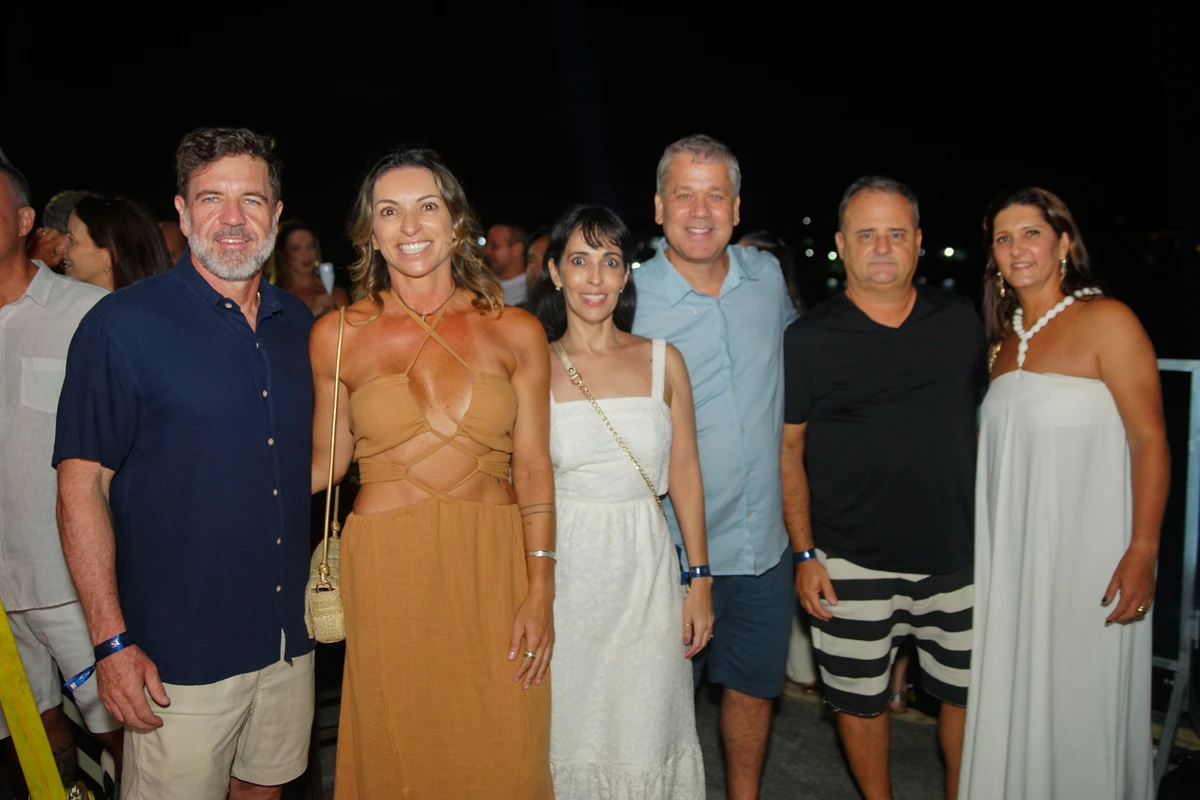 Thiago Durão, Leticia Finamore, Karina e Fabiano Pereira, Leonardo e Consuelo Fidelis