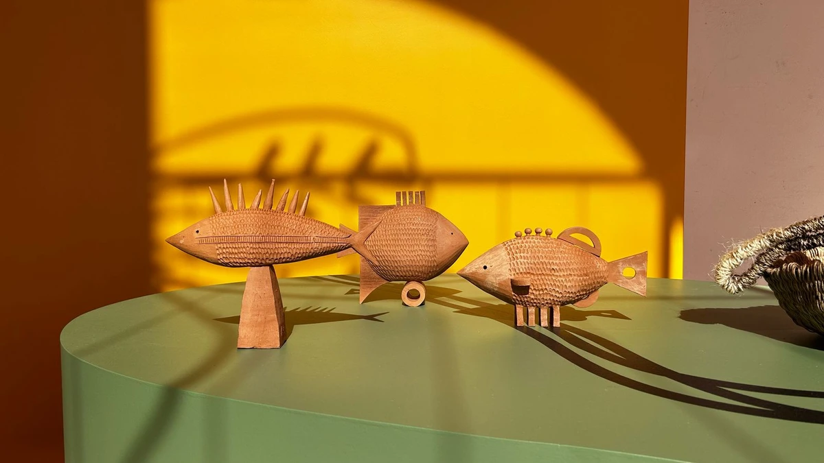 Cerâmicas da coleção 