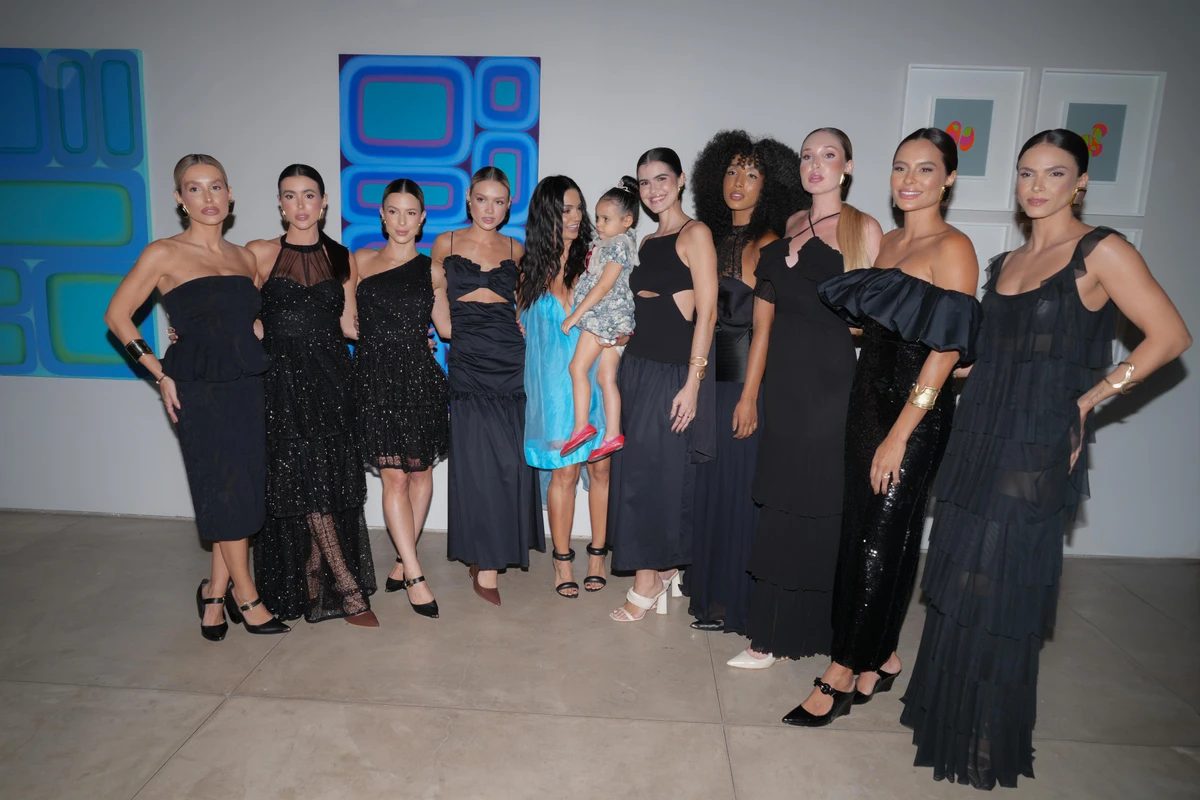 Modelos do desfile de Empório Life, de Dani Barreto 