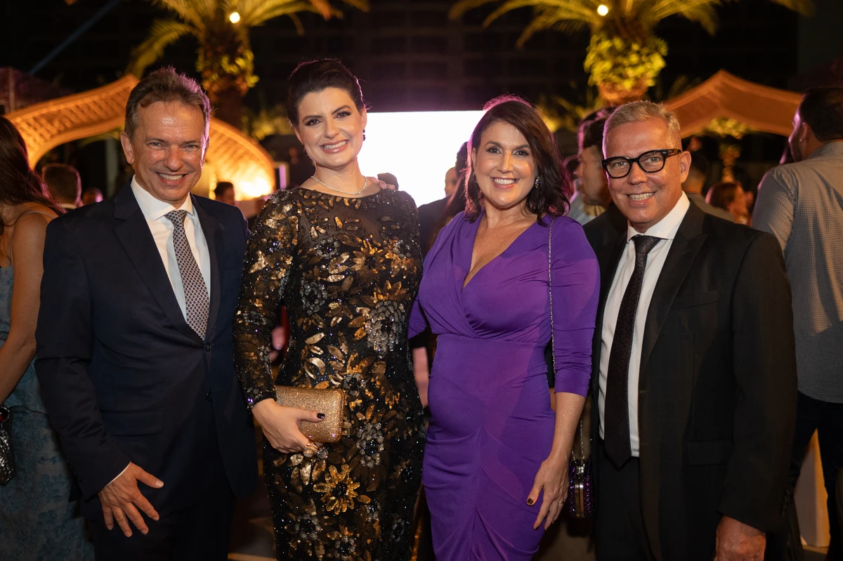 Rodrigo e Joana Barbosa, Renata Rasseli e André Hees