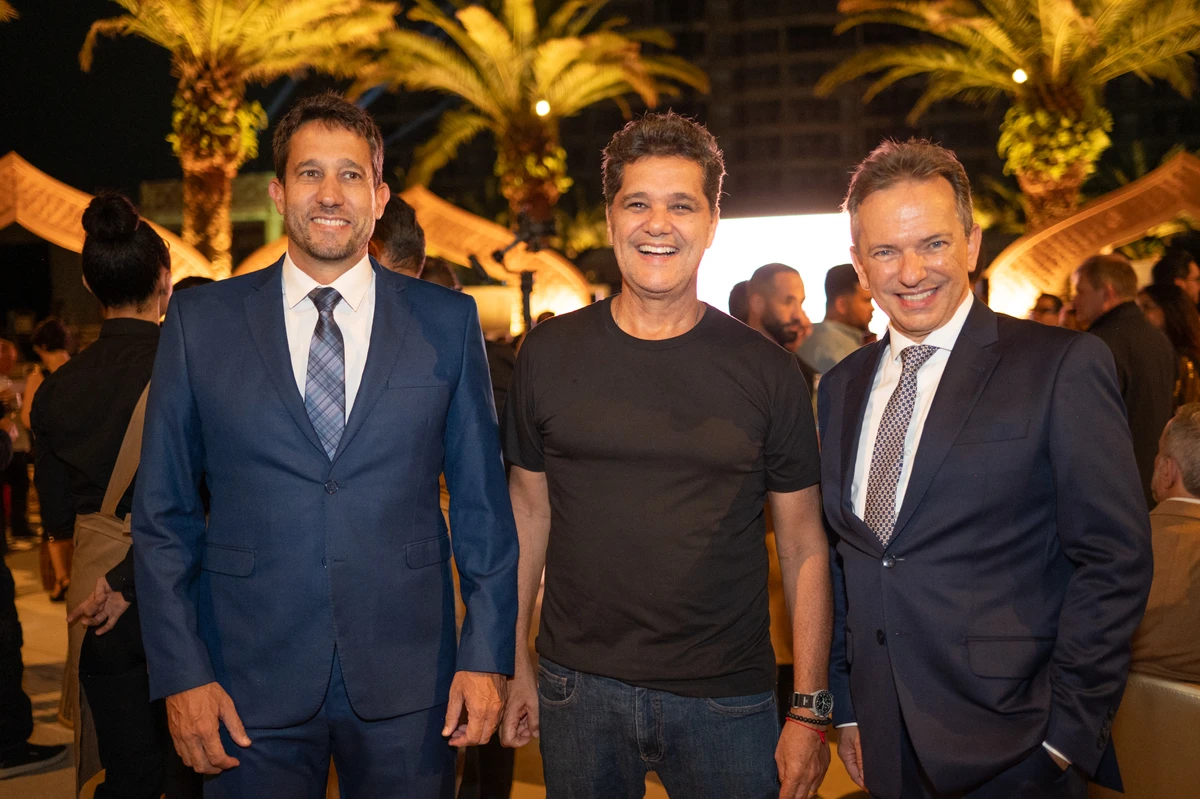 Sandro Pretti, Ricardo Ferraço e Rodrigo Barbosa 