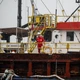 Navio Iron Trader, atracado no porto de Vitória
