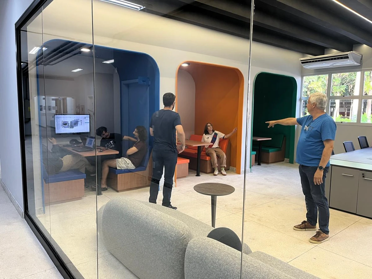 Estrutura do ConneCT construída no Centro Tecnológico da Ufes