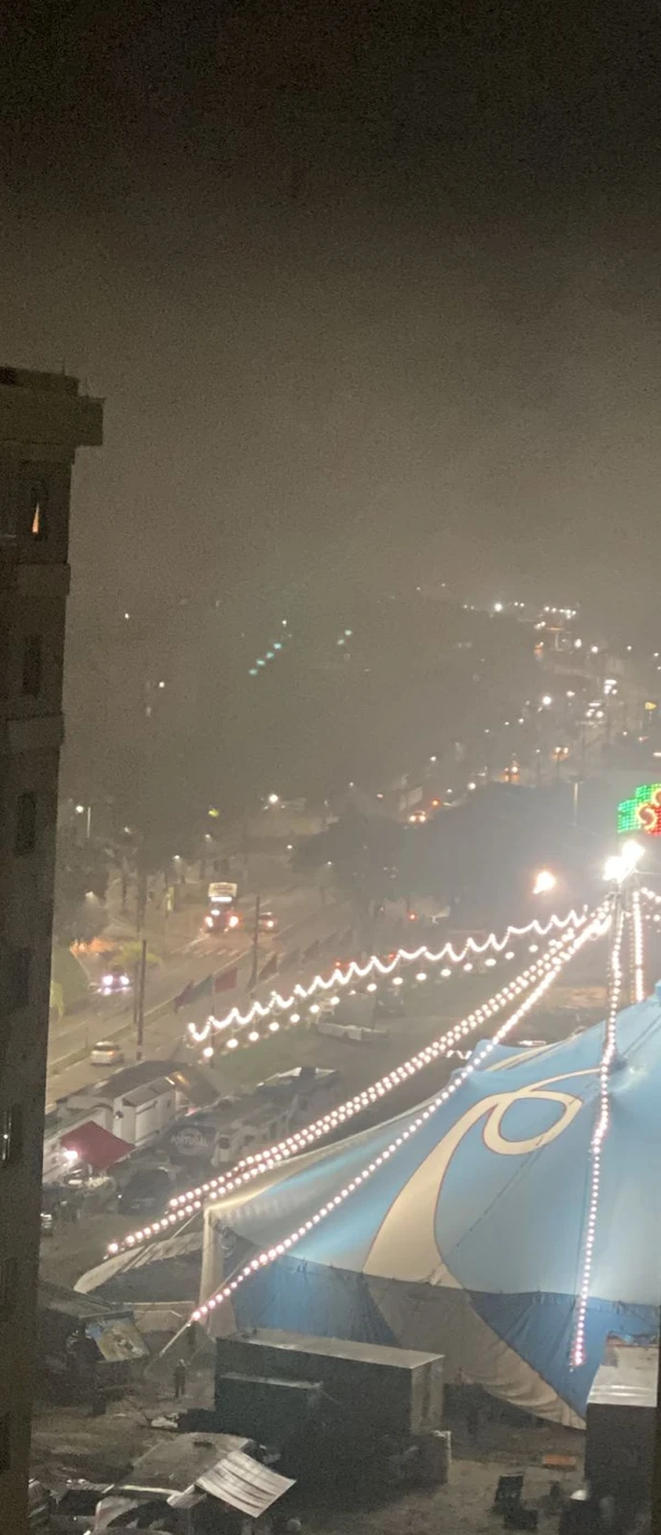Neblina registrada na Serra por Leitor | A Gazeta