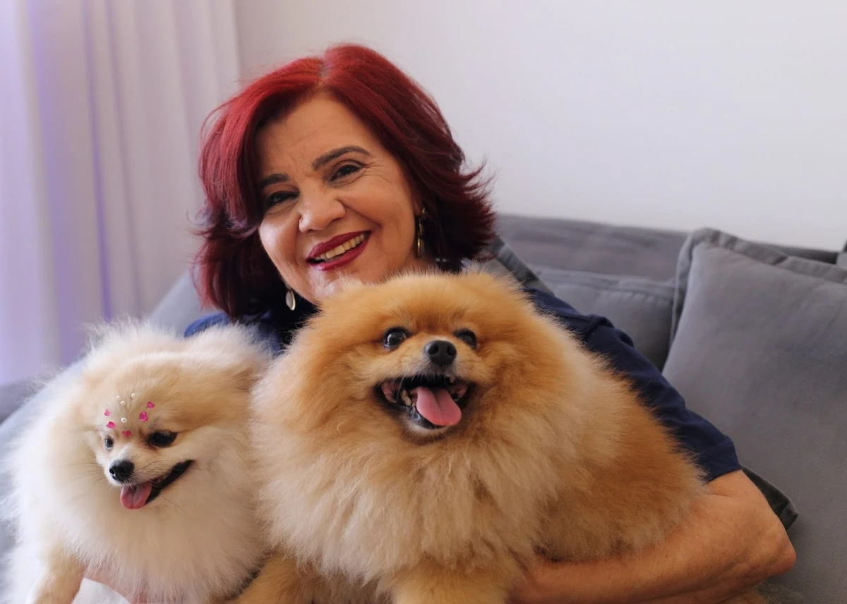 Ana Clara com Logan e Maria Flor