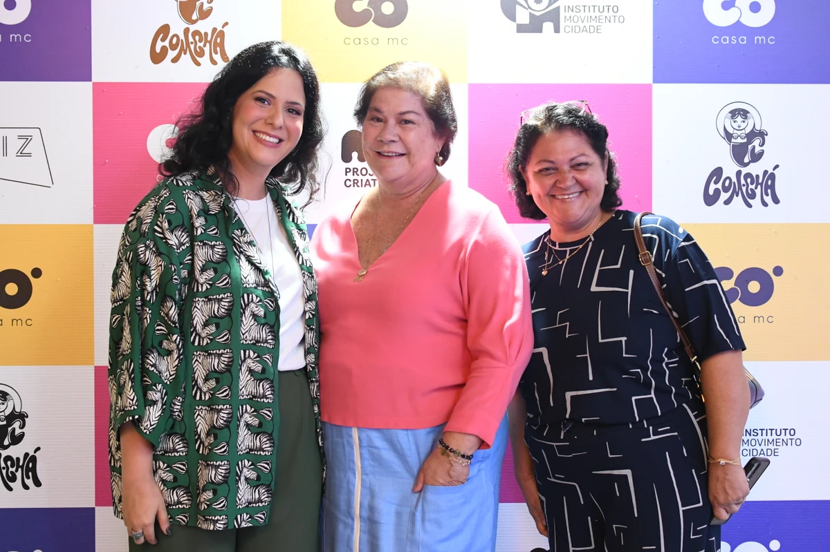 Luisa Costa, Virginia Casagrande e Adriana Lucia de Oliveira