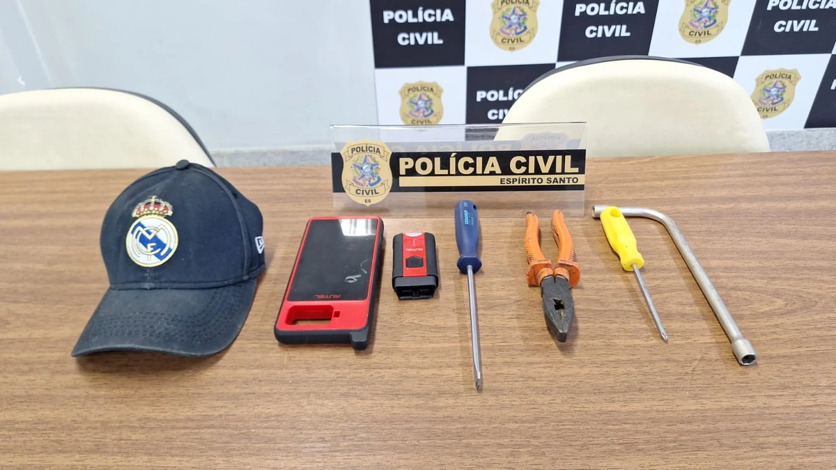 Operação mira líder de quadrilha especializada em furto de veículos no ES por Divulgação | Polícia Civil