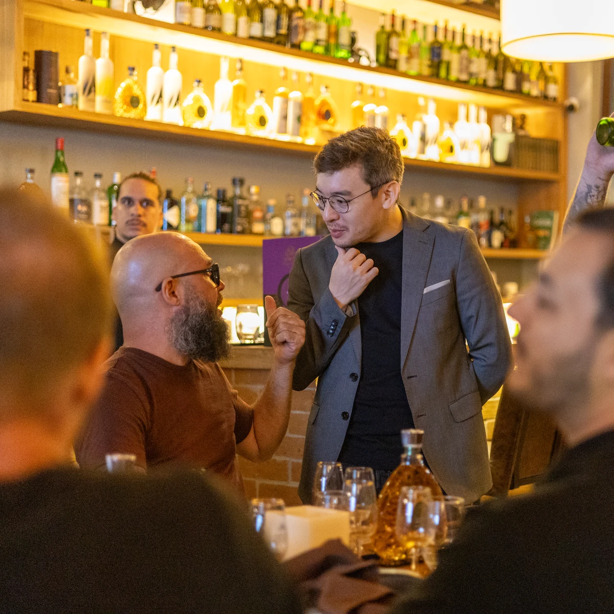 Afonso Takemoto comandou a degustação dos rótulos da Princesa Isabel no Peppe