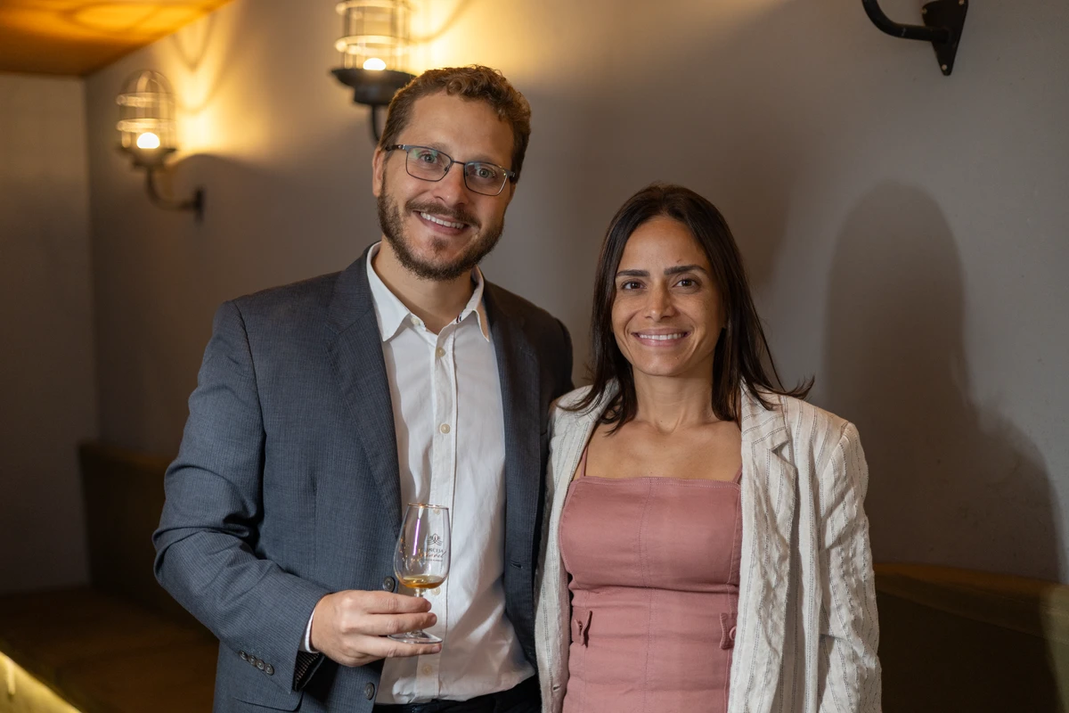 Pedro Cellia e Gabriela Cellia: os anfitriões da noite