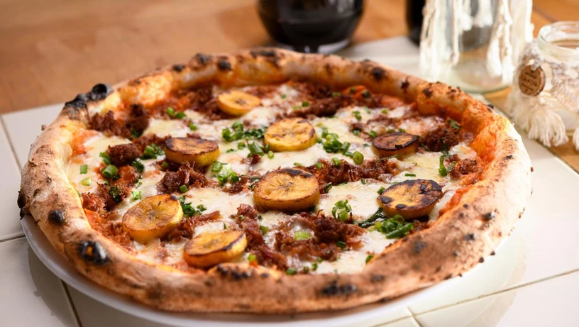 Pizza Capixaba da Bontà Forno e Cucina, na Prainha, Vila Velha  