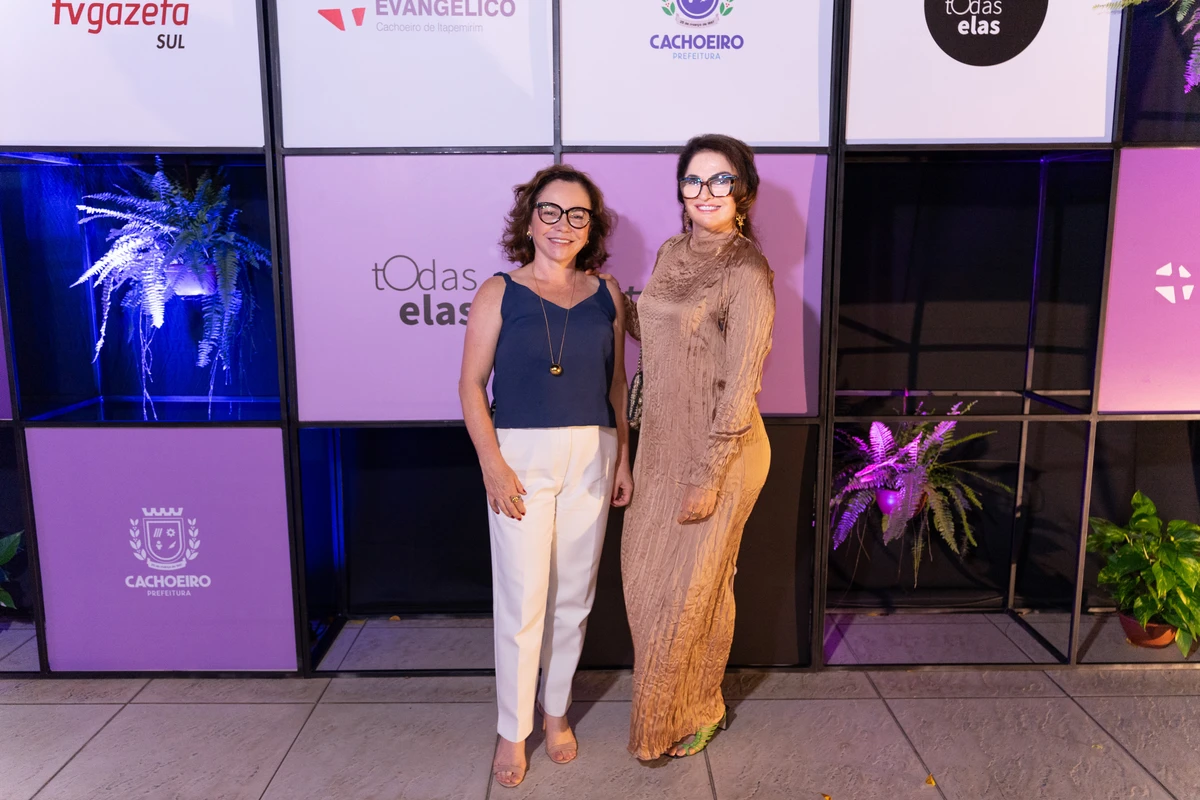 A diretora das Regionais, Maria Helena Vargas, durante edição do evento Todas Elas, em Cachoeiro