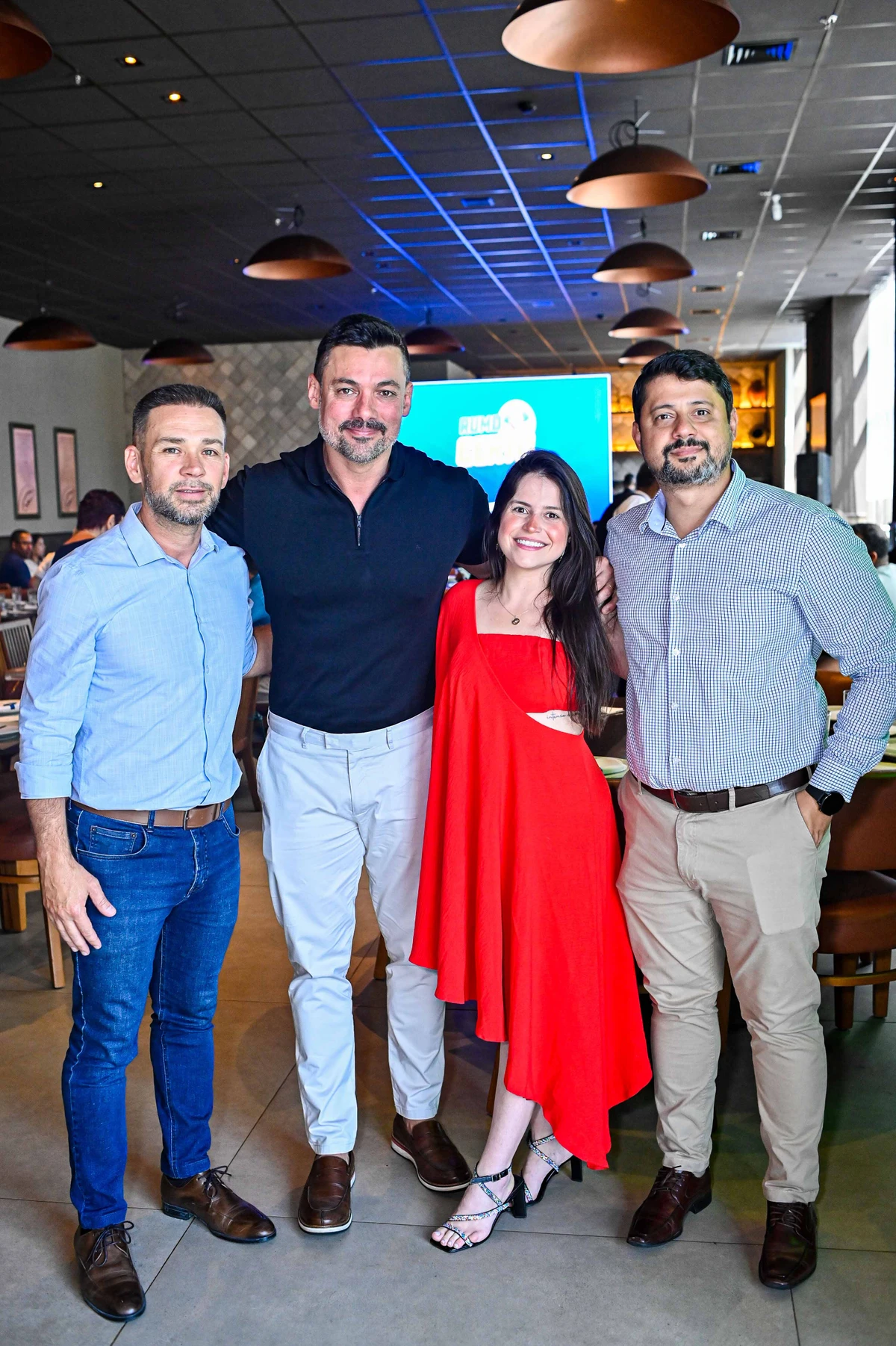 Bruno Caldeira, Flávio Cossetti, Laíssa Soares e Michael Fagundes
