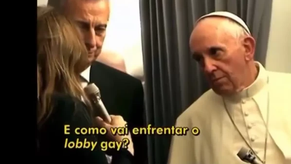 Ilze detalhou o encontro com o pontífice: "Era um domingo e entrei no avião com uma intuição. Me coloquei numa espécie de fila para fazer a minha pergunta"