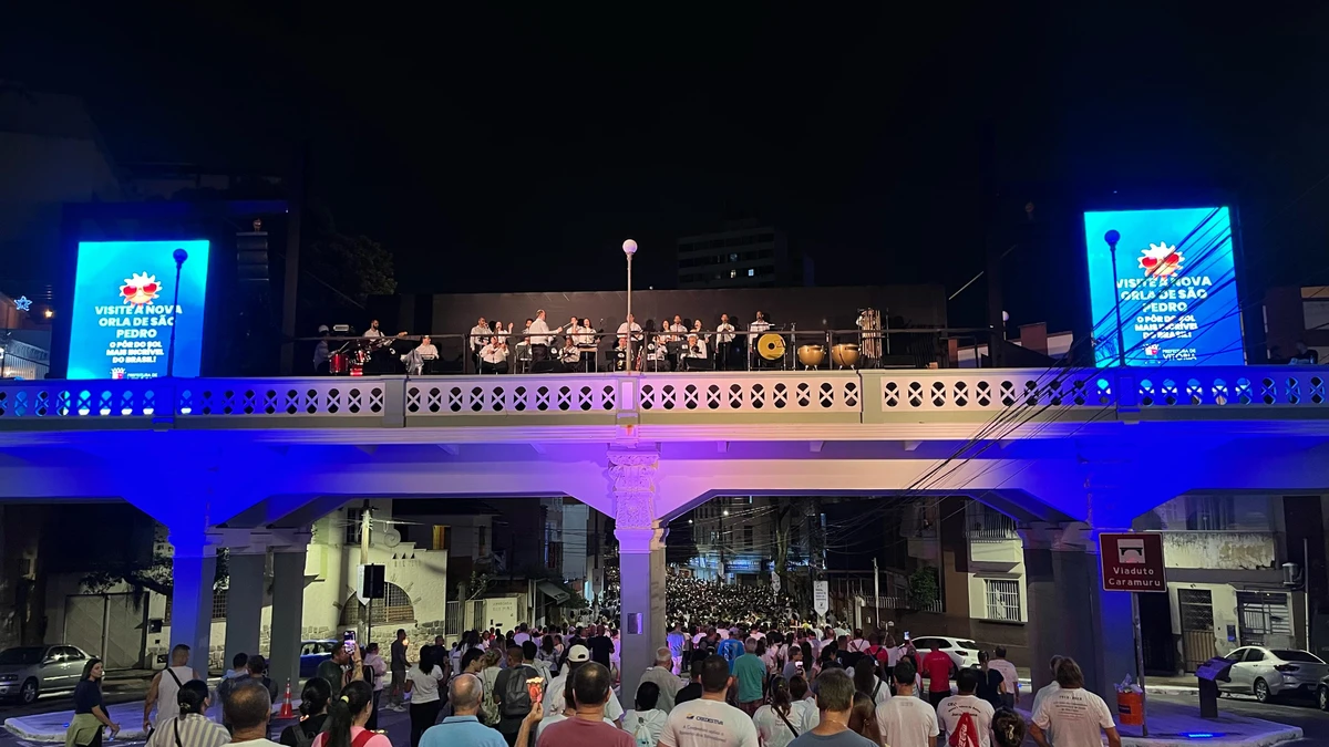 Festa da Penha 2025: Viaduto Caramuru vira palco de coral durante Romaria dos Homens