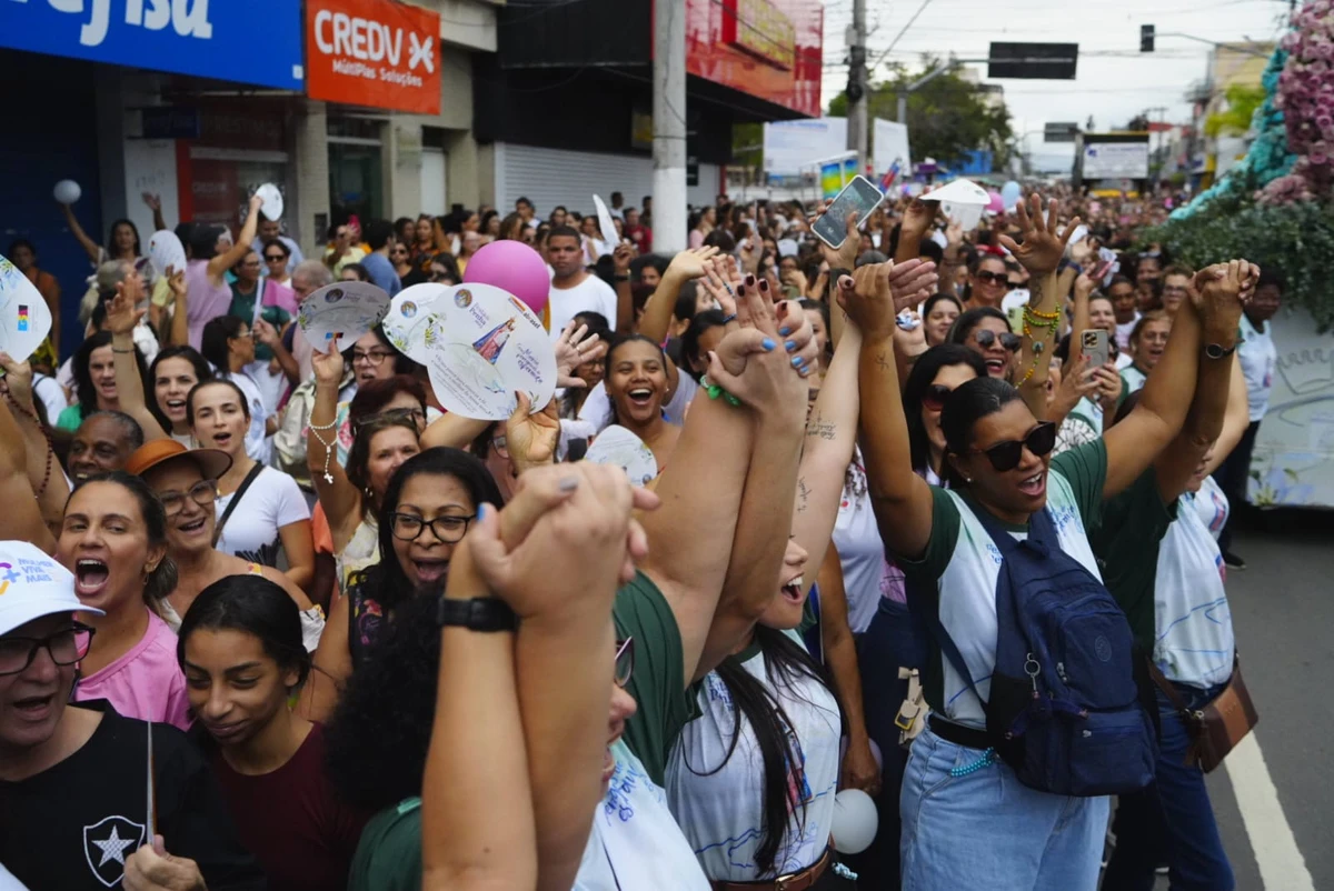 Festa da Penha 2025: Romaria das Mulheres reúne multidão de fiéis por Vitor Jubini