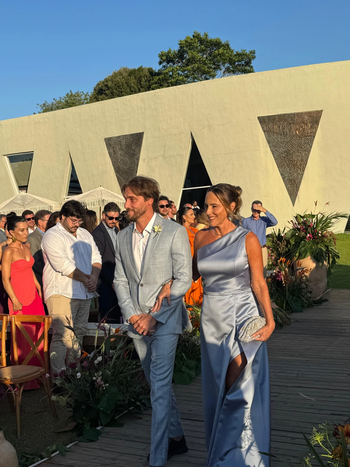 Léo Dantas e a mãe Mônica Chieppe