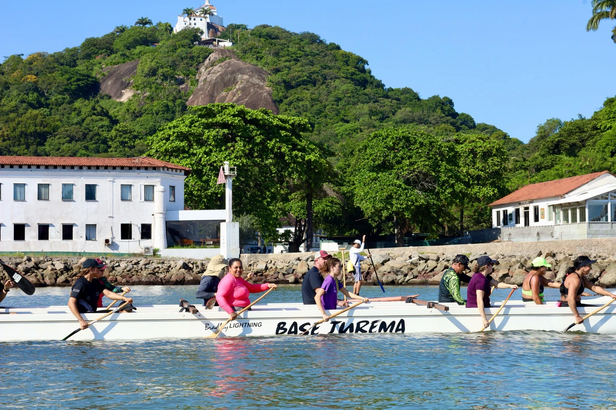 Remaria, que saiu na manhã deste domingo da Praia do Ribeiro, na Praia da Costa, rumo ao Parque da Prainha. por Taynna Camargo