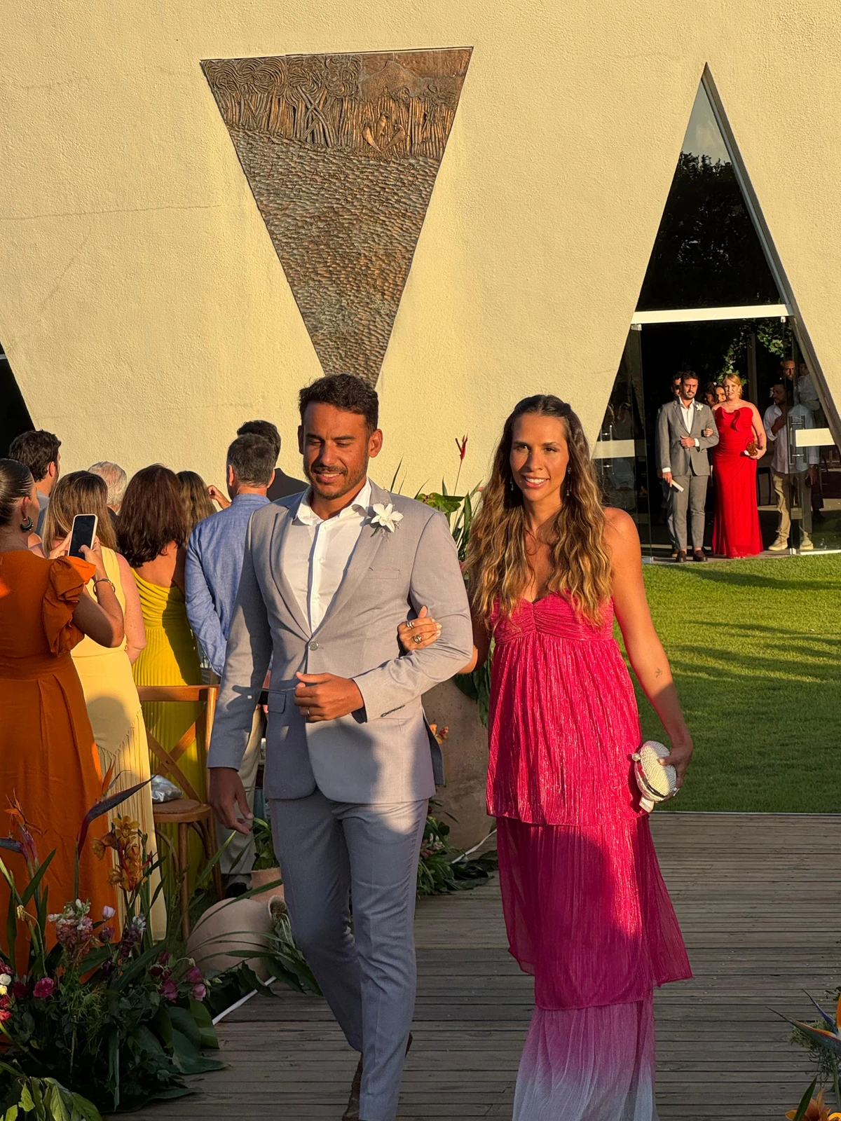 Rogério Dias e Melina Pitanga