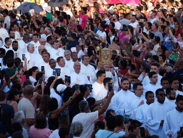 Festa da Penha 2025: missa de encerramento reúne multidão em Vila Velha por Vitor Jubini