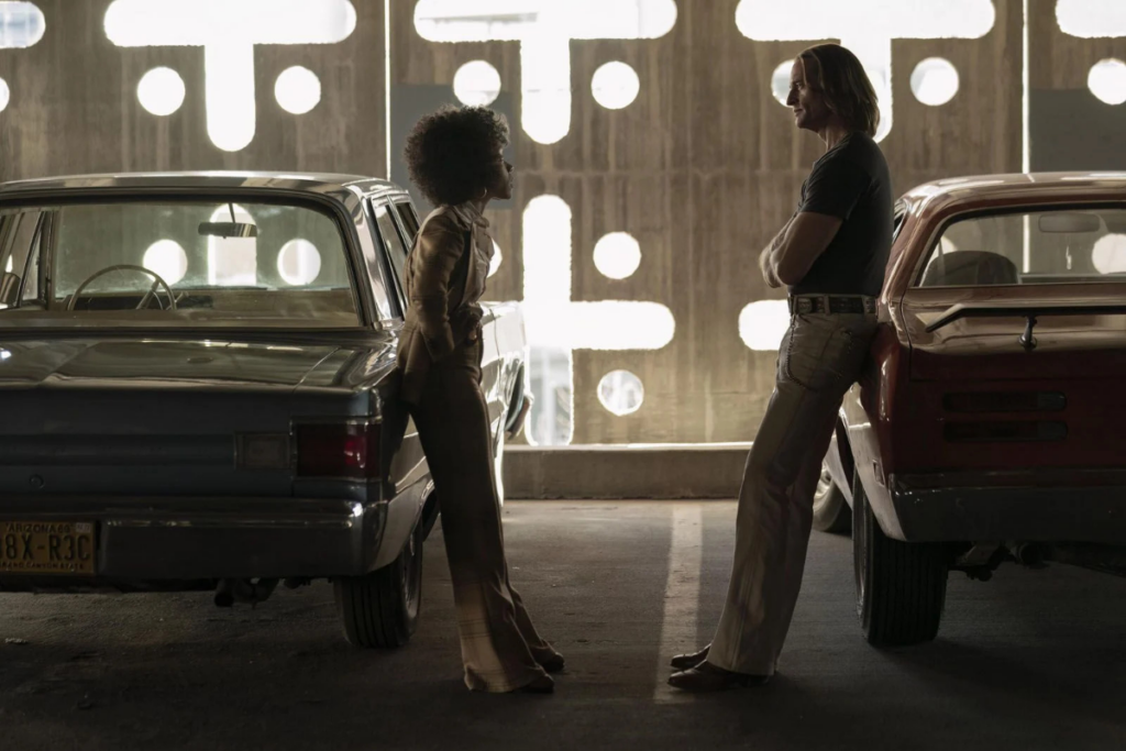 Em “Duster”, Nina e Jim vão precisar unir forças para derrubar um sindicato criminoso (Imagem: Reprodução digital | Max)
