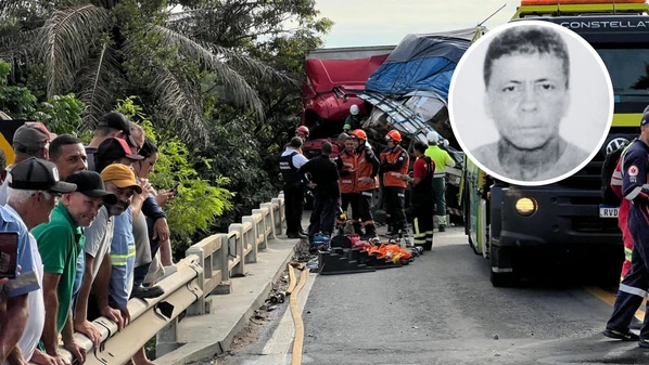 Segundo a Ecovias101, três carretas, um carro e um caminhão se envolveram em uma colisão em uma ponte sobre o Rio Cricaré