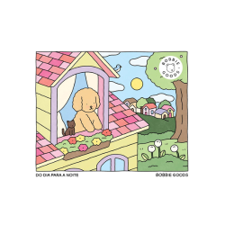 Do dia para a noite (Day to night) – Livro de colorir oficial Bobbie Goods 