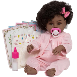Boneca Reborn Pijama Roupão 13 Itens