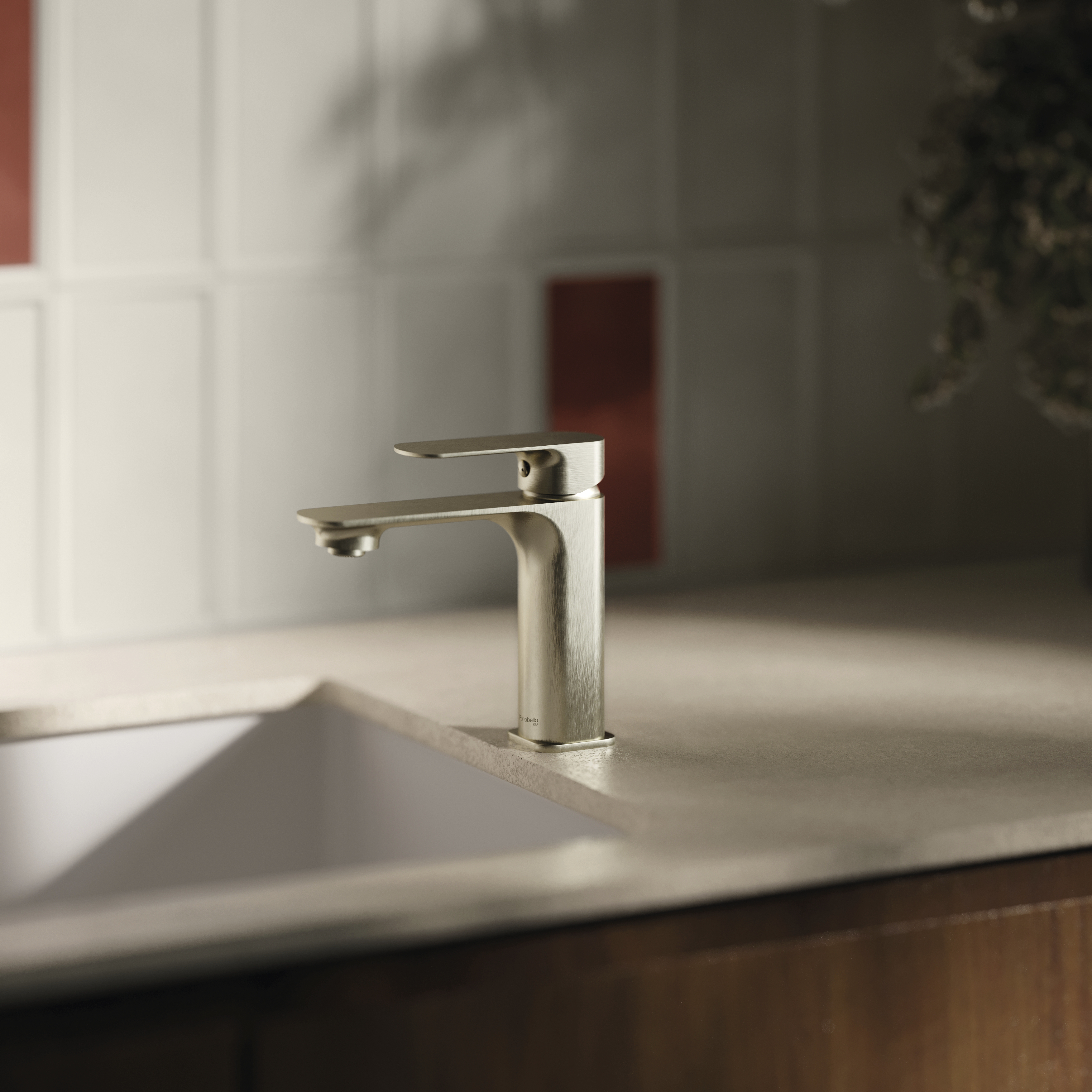 Peças possuem acabamentos em níquel escovado e grafite