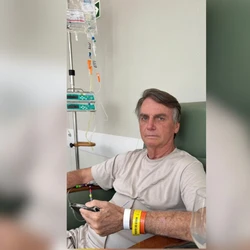 Ex-presidente apresenta melhora, sem dor ou febre e com pressão arterial controlada