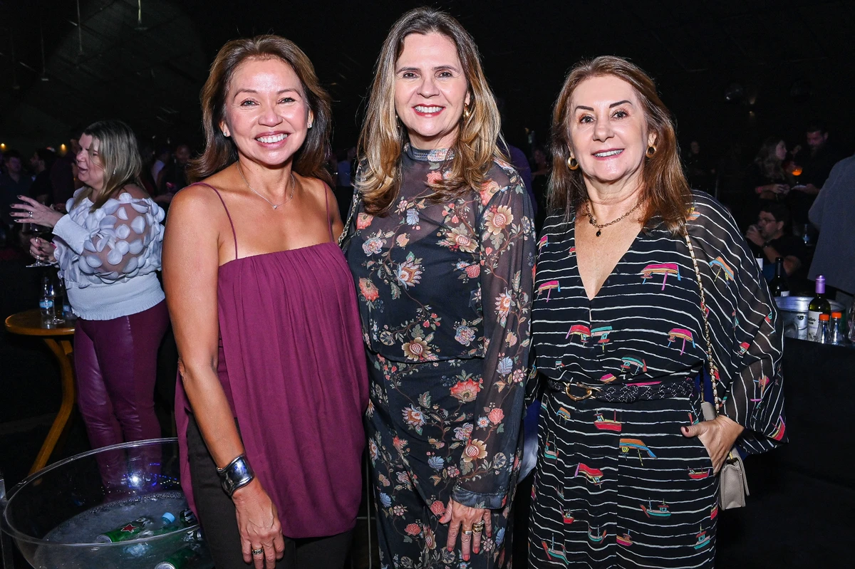 Ana Clark, Karla Leal e Xuxu Calmon