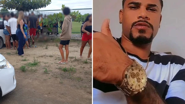 Gabriel de Jesus Oliveira, de 26 anos, foi assassinado na quinta-feira (1°), na presença da companheira, enquanto assistia a uma partida de futebol no distrito de Braço do Rio