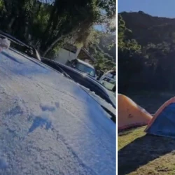 Guia de turismo registrou a situação em acampamento na parte capixaba do Parque Nacional do Caparaó