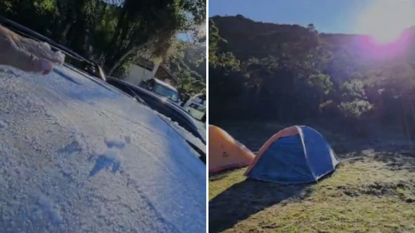 Guia de turismo registrou a situação em acampamento na parte capixaba do Parque Nacional do Caparaó