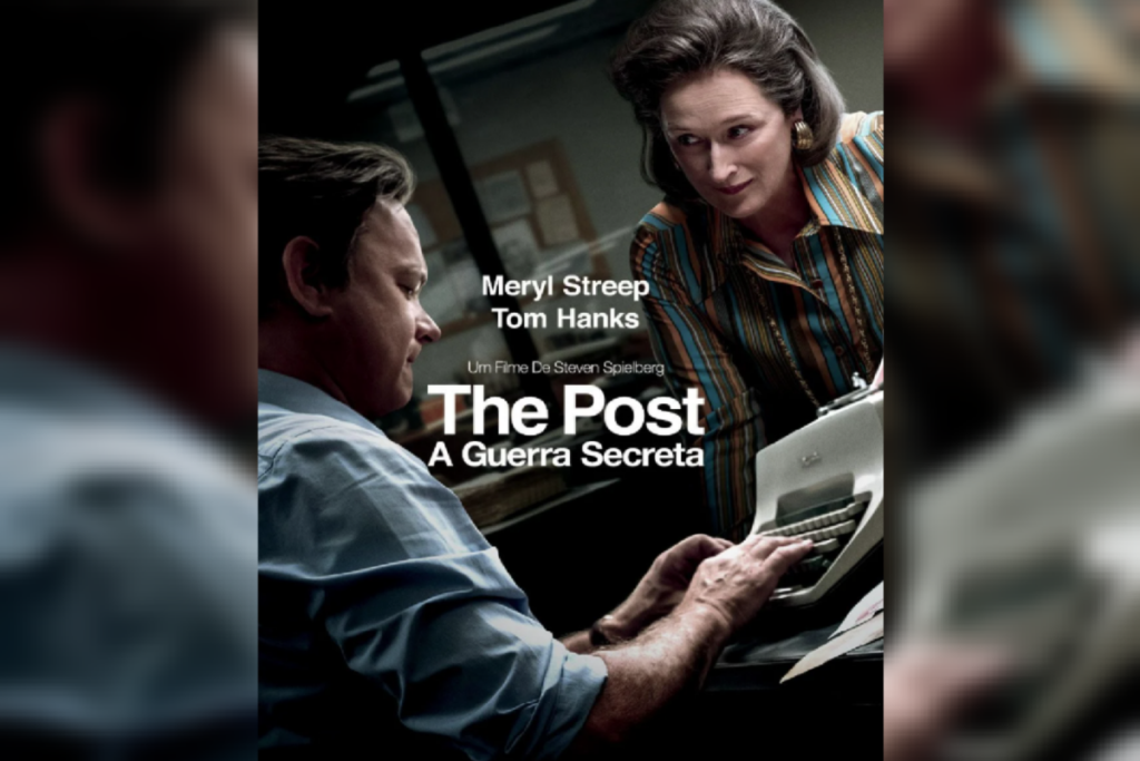 No filme &#8220;The Post – A Guerra Secreta&#8221;, a imprensa entra em confronto direto com o governo americano em plena era Nixon (Imagem: Divulgação digital | Universal Pictures)