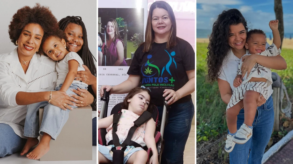 Mães Bryce Caniçali, Karla Costa e Laila Magesk 