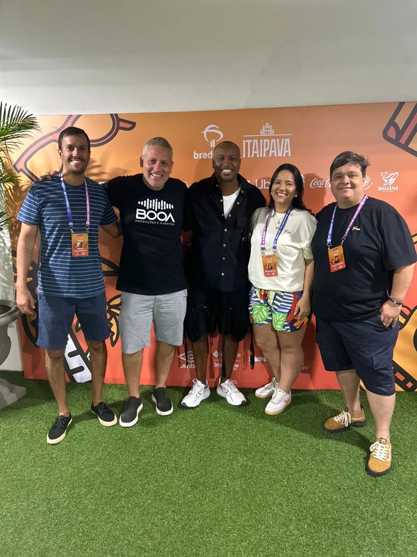 Márcio Ribeiro, Mateus Carvalho, Thiaguinho, Marina e Toninho Boechat