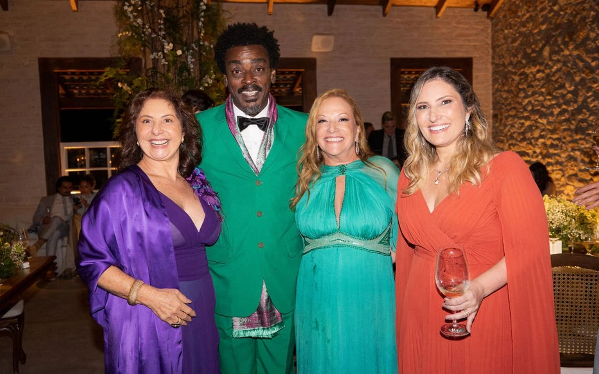 Anginha Buaiz, Seu Jorge, Tania Buaiz e Eduarda Buaiz