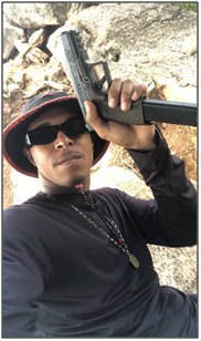 Ítalo Junio Leão de Oliveira, o "Relíquia", publicava fotos ostentando armas por Divulgação | Polícia Civil 