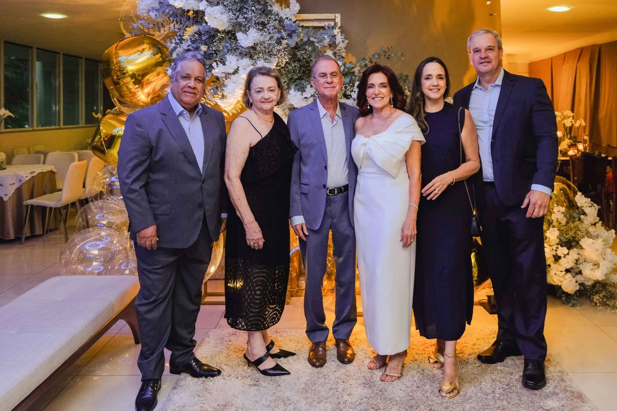 Jaime e Martha Abreu, Manoel e Margareth Rabelo, Kamilla Abreu Assef e José Mário Assef
