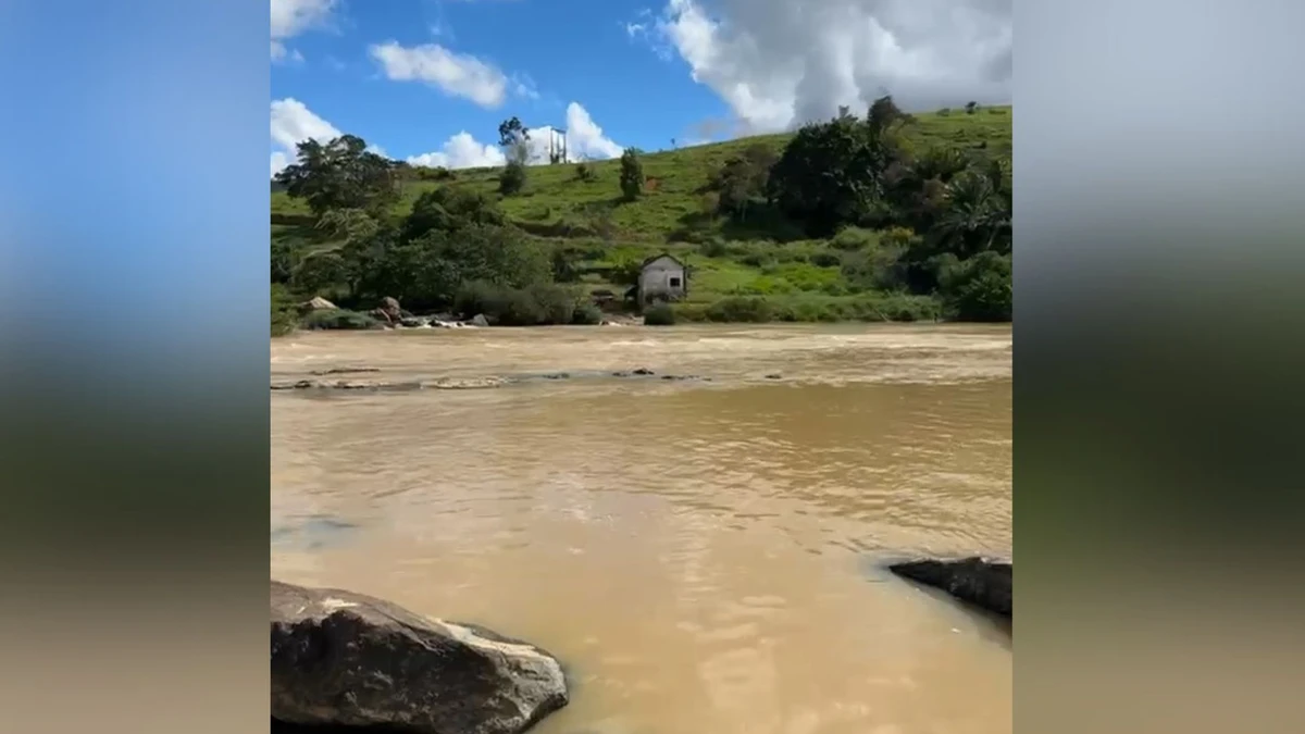 Local onde aconteceram buscas pelo jovem desaparecido no Rio Cricaré, em São Mateus