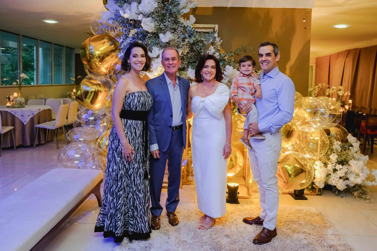 Roberta Rabelo, Manoel Rabelo, Margareth Rabelo, Rodolpho Cabas e Lucas