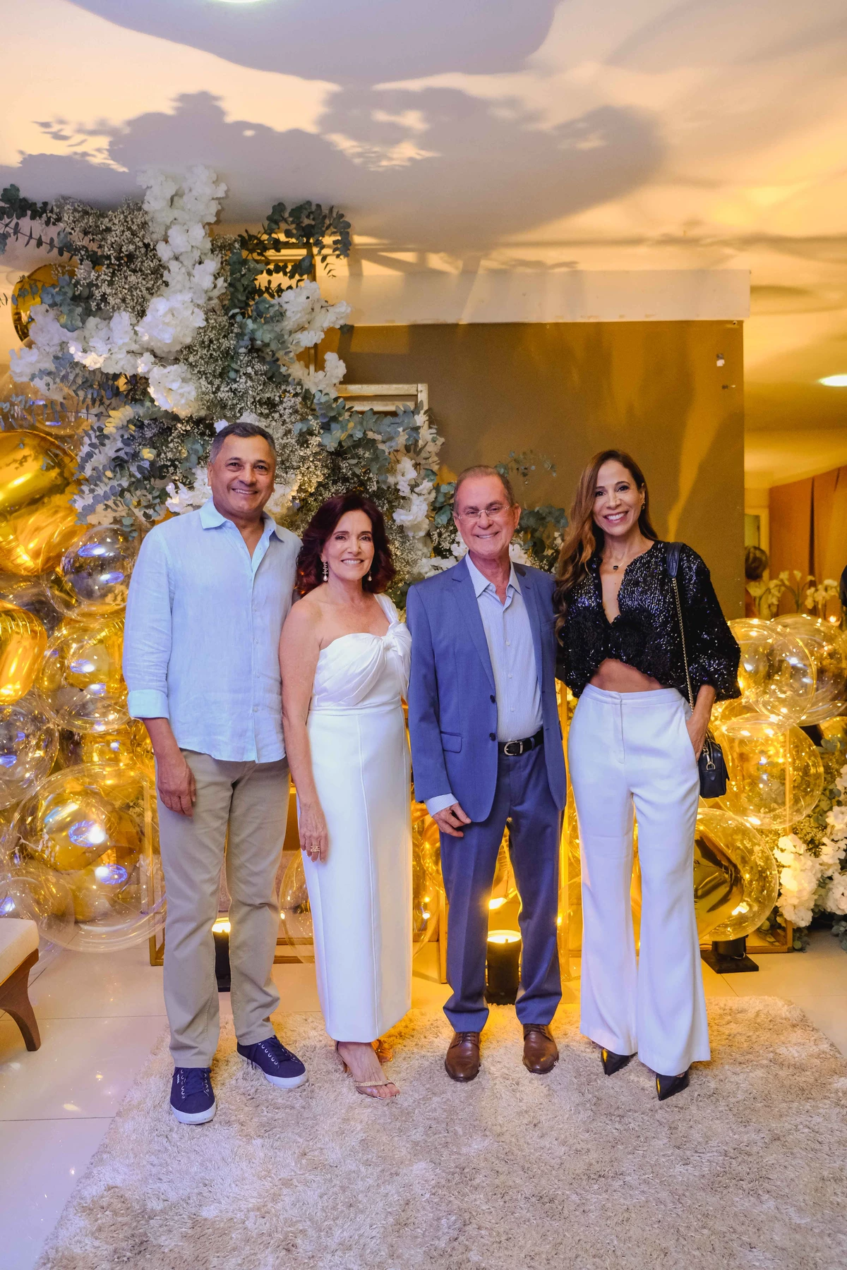 Sergio Ricardo de Souza, Margareth e Manoel Rabelo e Gisele Oliveira