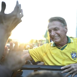 Estimativa de público foi produzida a partir de fotos aéreas feitas com drone em vários momentos da manifestação