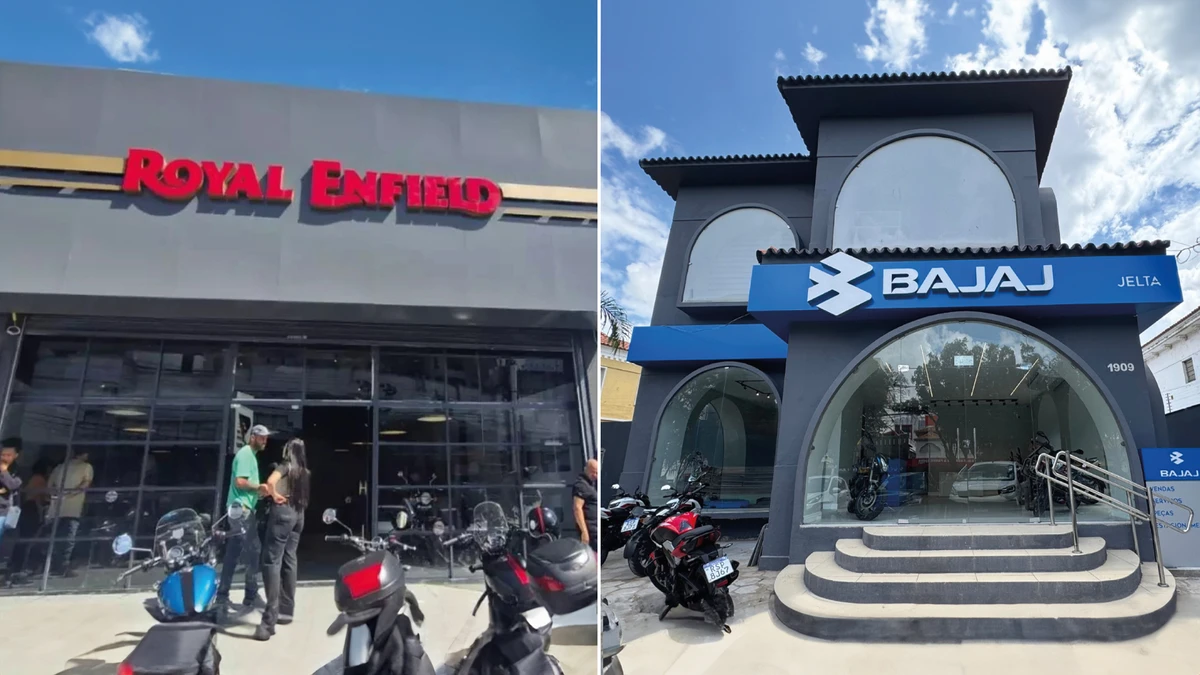 Concessionárias da Bajaj e Royal Enfield