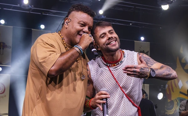 Marcelo Mira, do Alma Djem e Fred Nery, do Macucos