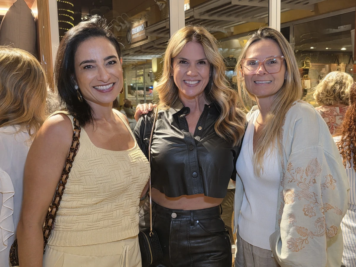 Samia Sassine, Milena Gobbi e  Marcela Martinelli