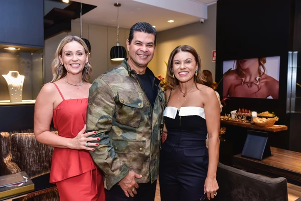 Tatiana e Dorion Soares com Lucimar Soares