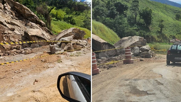 Motoristas devem evitar a Rodovia ES-177 até a liberação da via