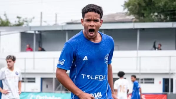 Com apenas 16 anos, jogador deixou o Aster em parceria entre o clube capixaba e o italiano